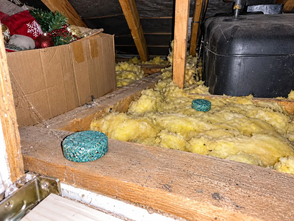 MintGuard ball placed in the loft